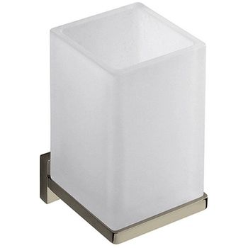 Стакан для зубных щеток Colombo Design Look B1602.HPS1-VAN Нержавеющая сталь — фото 1, Стаканы для зубных щеток