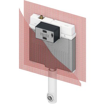 Смывной бачок Tece Box Octa II 9370500 для напольного унитаза без клавиши смыва — фото 1, Смывные бачки скрытого монтажа