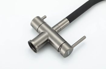 Смеситель для кухни Gappo G4398-39 Оружейная сталь Черный — фото 4, Смесители для кухни