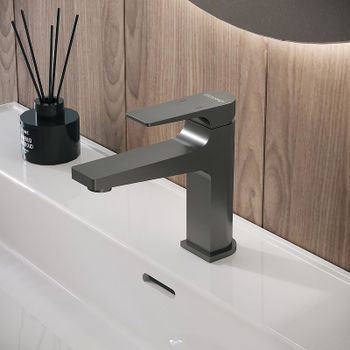 Смеситель для раковины Grossman Classic 510.K35.04.420 Графит брашированный — фото 4, Смесители для раковины