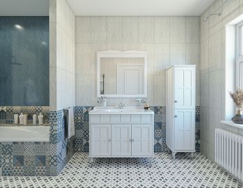 Тумба под раковину Caprigo Borgo 100 33414-B231 Белая матовая — фото 4, Тумбы под раковину