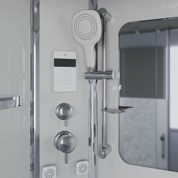 Душевая кабина Niagara Ultra 120x80 L NG-310-01L с гидромассажем — фото 3, Душевые кабины