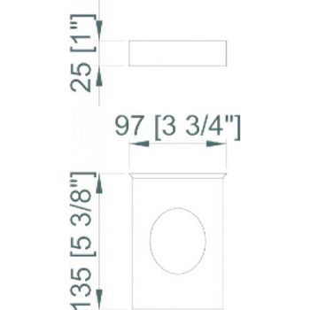 Диспенсер для гигиенических пакетов Nofer 04050.B Глянцевая нержавеющая сталь — фото 4, Диспенсеры для гигиенических пакетов