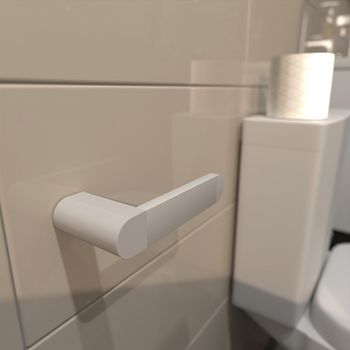 Держатель туалетной бумаги Altasan Лотос ЛТ50БМ Белый матовый — фото 2, Держатели туалетной бумаги