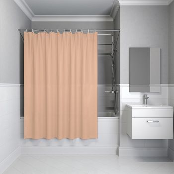 Штора для ванны Iddis Promo 180х180 P42PV11i11 Оранжевая — фото 2, Шторы для ванной