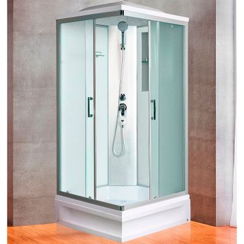 Душевая кабина River Quadro 90x90 МТ 10000002437 с поддоном — фото 1, Душевые кабины