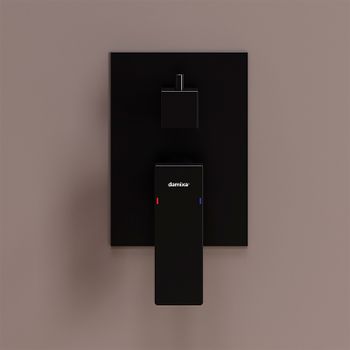 Смеситель для душа Damixa Gala 537100300 Черный матовый — фото 2, Смеситель для душа