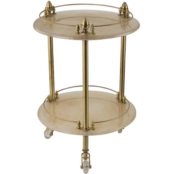 Столик Migliore Elisabetta 17015 на колесиках Бронза — фото 1, Прочие аксессуары и комплектующие