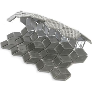 Стеклянная мозаика Natural Steppa STP-GR008-RMB 26x27 см — фото 6, Мозаика