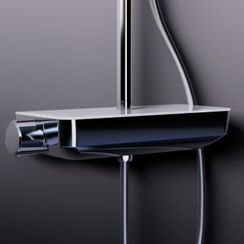 Душевая система Damixa Scandinavian Pure 936780000 Хром — фото 4, Душевые стойки