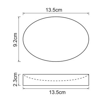 Мыльница WasserKRAFT Neime K-1929 Черная Белая — фото 4, Мыльницы