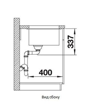 Кухонная мойка Blanco Subline 800-U 523145 Белая — фото 5, Кухонные мойки