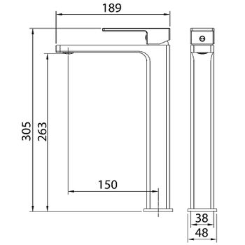Смеситель для раковины Grossman Style 520.K35.05.320 Золото брашированное — фото 5, Смесители для раковины