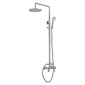 Душевая система ZorG Antic A 201DS-SL Серебро — фото 1, Душевые стойки