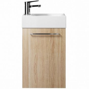 Тумба под раковину Creto Pollino 37 15-1418-1419S подвесная Soft — фото 1, Тумбы под раковину