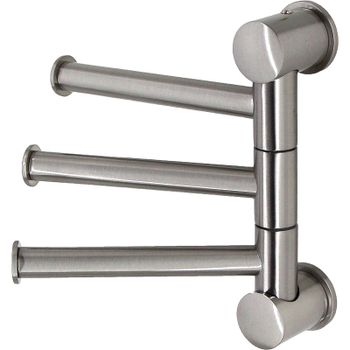 Полотенцедержатель WasserKRAFT K-1053N поворотный Никель — фото 1, Полотенцедержатели