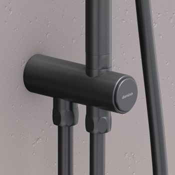 Душевая система Damixa Gala 953000300 Черная матовая — фото 5, Душевые стойки
