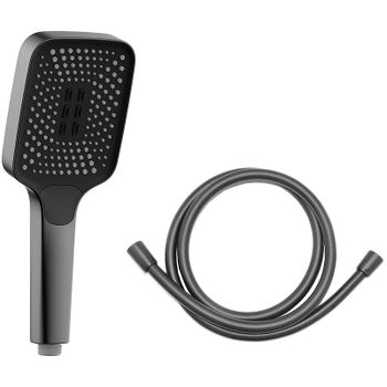 Душевая система Vincea Inspire VSFW-321MT1GM с термостатом Вороненая сталь — фото 5, Встраиваемые душевые комплекты