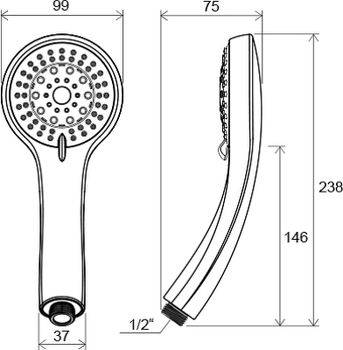 Комплект смесителей Ravak Rosa Set RS 70508017 Хром — фото 20, Готовые комплекты для ванной комнаты
