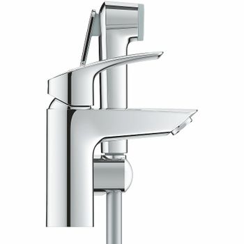 Смеситель для раковины Grohe Eurosmart 23124003 с гигиеническим душем Хром — фото 2, Смесители для раковины