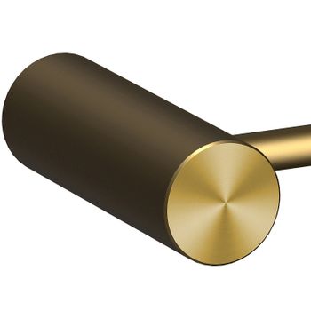 Полотенцедержатель Raiber Graceful RPG-80004 Золото матовое — фото 2, Полотенцедержатели