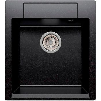 Кухонная мойка Polygran Argo-460 №16 444676 Черная — фото 1, Кухонные мойки