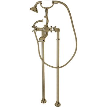 Смеситель для ванны Cezares Golf-VDP-02-Bi Бронза — фото 1, Смесители напольные