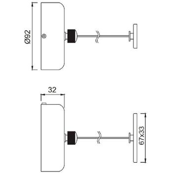 Сушилка для белья Haiba HB120 Хром — фото 5, Сушилки для белья