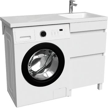 Тумба под раковину Iddis Optima Home 110 OPH110Bi95 Белый — фото 1, Тумбы под раковину