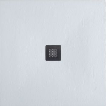 Душевой поддон из искусственного камня Allen Brau Priority 90x90 8.31002-21 Белый камень — фото 2, Душевые поддоны из искусственного камня