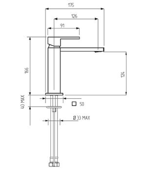 Смеситель для раковины Migliore Kvant 30434 Черный матовый — фото 2, Смесители для раковины