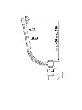 Слив-перелив Reitano Rubinetteria Accessories 951BRO полуавтомат Бронза — фото 2, Сливы-переливы