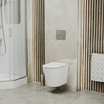 Инсталляция Grossman Classic 980.T1.04.110.110 для унитаза с клавишей смыва Хром матовый — фото 5, Инсталляции для унитазов