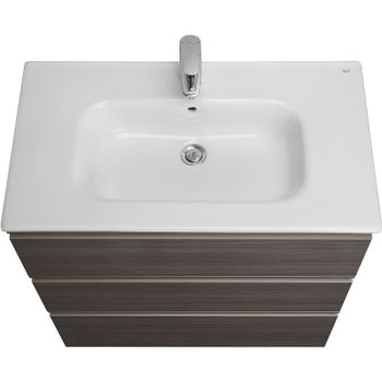 Тумба под раковину Roca The Gap 80 A857406402 подвесная Городской дуб — фото 3, Тумбы под раковину