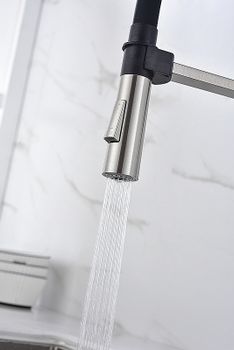 Товар: Смеситель для кухни Paulmark Halt Ha214021-Ni Никель - фото 9 Смеситель для кухни Paulmark Halt Ha214021-Ni Никель — фото 9, Смесители для кухни