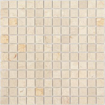 Мозаика Caramelle mosaic Pietrine 4 мм Botticino MAT 29,8x29,8 см — фото 1, Мозаика