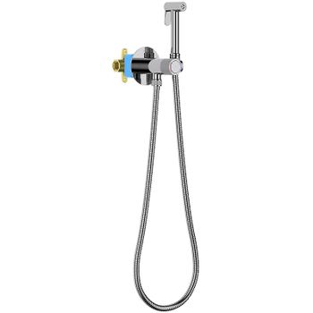 Гигиенический душ со смесителем Aquatek Бетта AQ1023CR Хром — фото 1, Гигиенические души