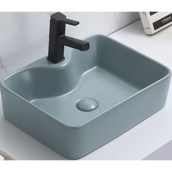 Раковина-чаша CeramaLux 48 7291MLG-6 Зеленая — фото 1, Раковины накладные