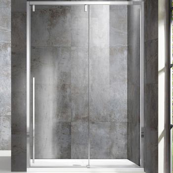 Душевая дверь Vincea Lugano 140 VDS-1L140CL-1 профиль Хром стекло прозрачное — фото 1, Раздвижные душевые двери