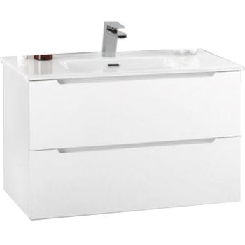 Тумба под раковину BelBagno ETNA 39-800/390-2C-SO-BL-P подвесная Bianco Lucido — фото 1, Тумбы под раковину