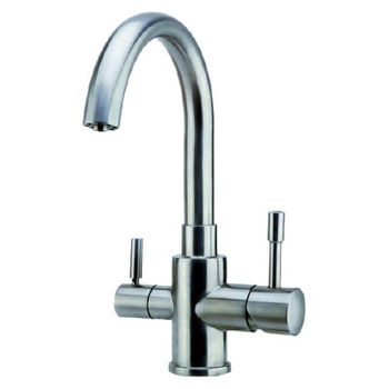 Смеситель для кухни ZorG Inox SZR-1339 Хром — фото 1, Смесители для кухни