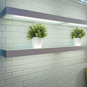 Стеклянная мозаика Caramelle mosaic Impressioni Mattoni Bianchi 30x30 см — фото 2, Мозаика