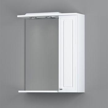 Зеркало со шкафом Damixa RedBlu Palace One 60 M41MPR0601WG с подсветкой Белый — фото 1, Зеркальные шкафы в ванную