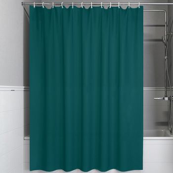 Штора для ванны Iddis Promo 180х200 P04PE18i11 Темно-зеленая — фото 1, Шторы для ванной