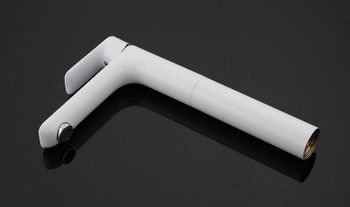 Смеситель для раковины Gappo G1048-2 Белый Хром — фото 8, Смесители для раковины