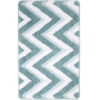 Коврик для ванной комнаты Fixsen River 800х500 FX-5004C Голубой — фото 1, Коврики для ванной комнаты