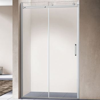 Душевая дверь Vincea Como 140 VPS-1C140CL профиль Хром стекло прозрачное — фото 1, Раздвижные душевые двери