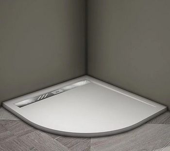 Душевой поддон из искусственного камня Veconi Tezeo 100x100 TZ05-100PL-01-19C3 Белый — фото 2, Душевые поддоны из искусственного камня