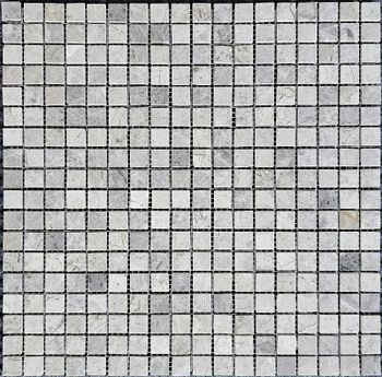 Каменная мозаика Pixmosaic Tundra Grey PIX 327 30,5x30,5 см — фото 1, Мозаика