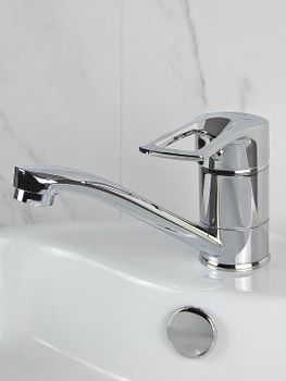 Смеситель для раковины Viko V-7411 Хром — фото 2, Смесители для раковины